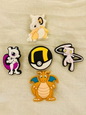 Pokemon Croc Charms, Jibbitz - Set #12